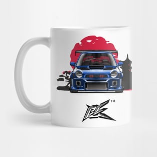 SUBARU IMPREZA WRX GC8 BUGEYE BLUE Mug